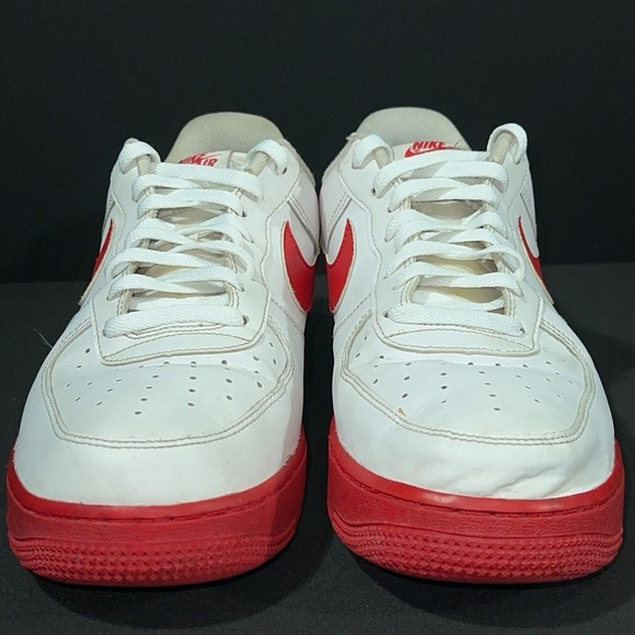 Nike‎ Air Force 1 \'07  White-University Red Size 11.5 Men\'s main image 4